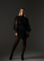Black mini dress